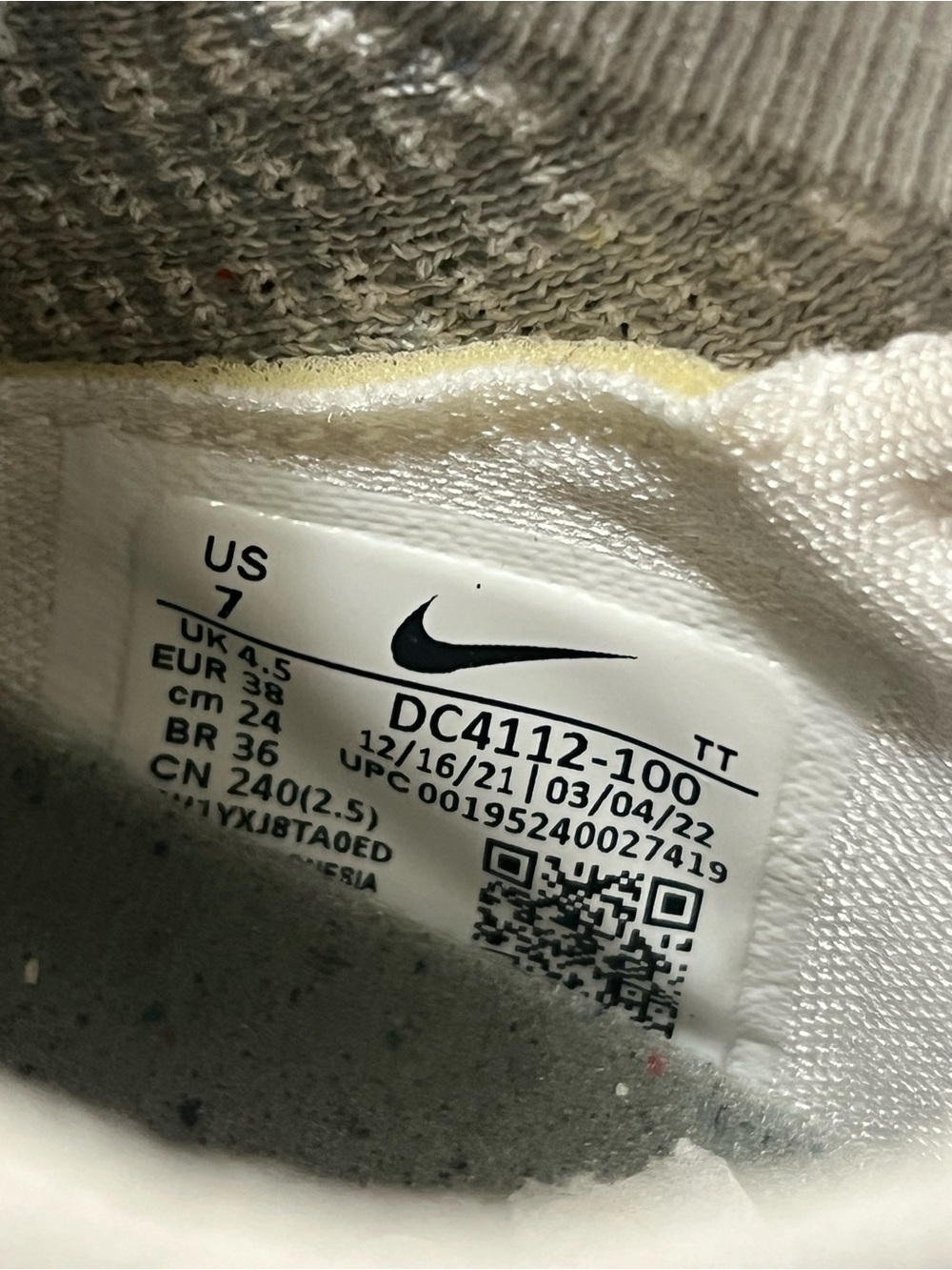 Nike Air VaporMax 2021 FK White Pure Platinum sneakers - Picture 16 of 16
